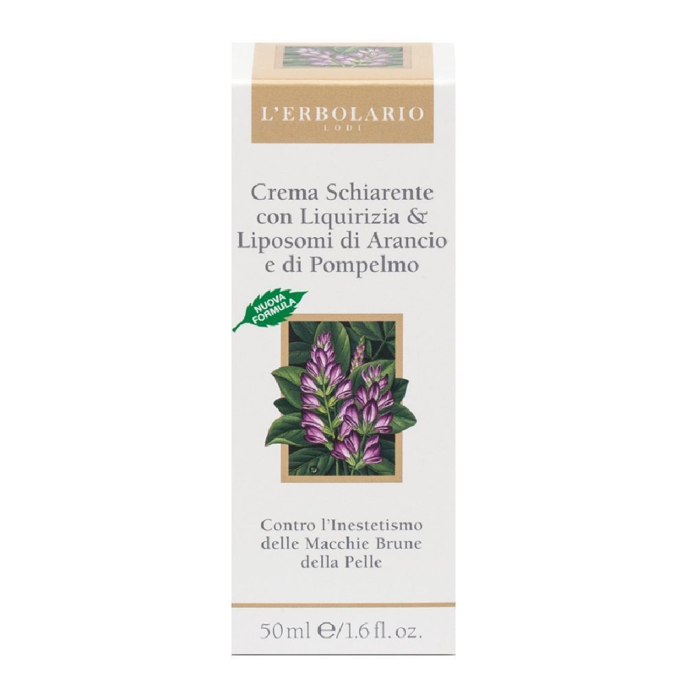 L`Erbolario Crema schiarente Viso e Corpo alla Liquirizia 50 ml per la