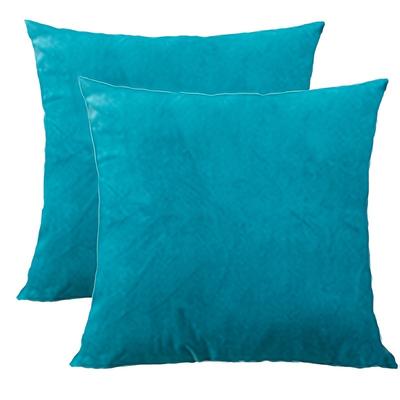 TEMU 2-pack Style Solid Color Velvet Throw Pillow Covers, Decor, Options, Hand Wash Only, Zipper Closure, Polyester Fabric, For Living Room, Bedroom, Sofa, Car, Office, Patio Decor