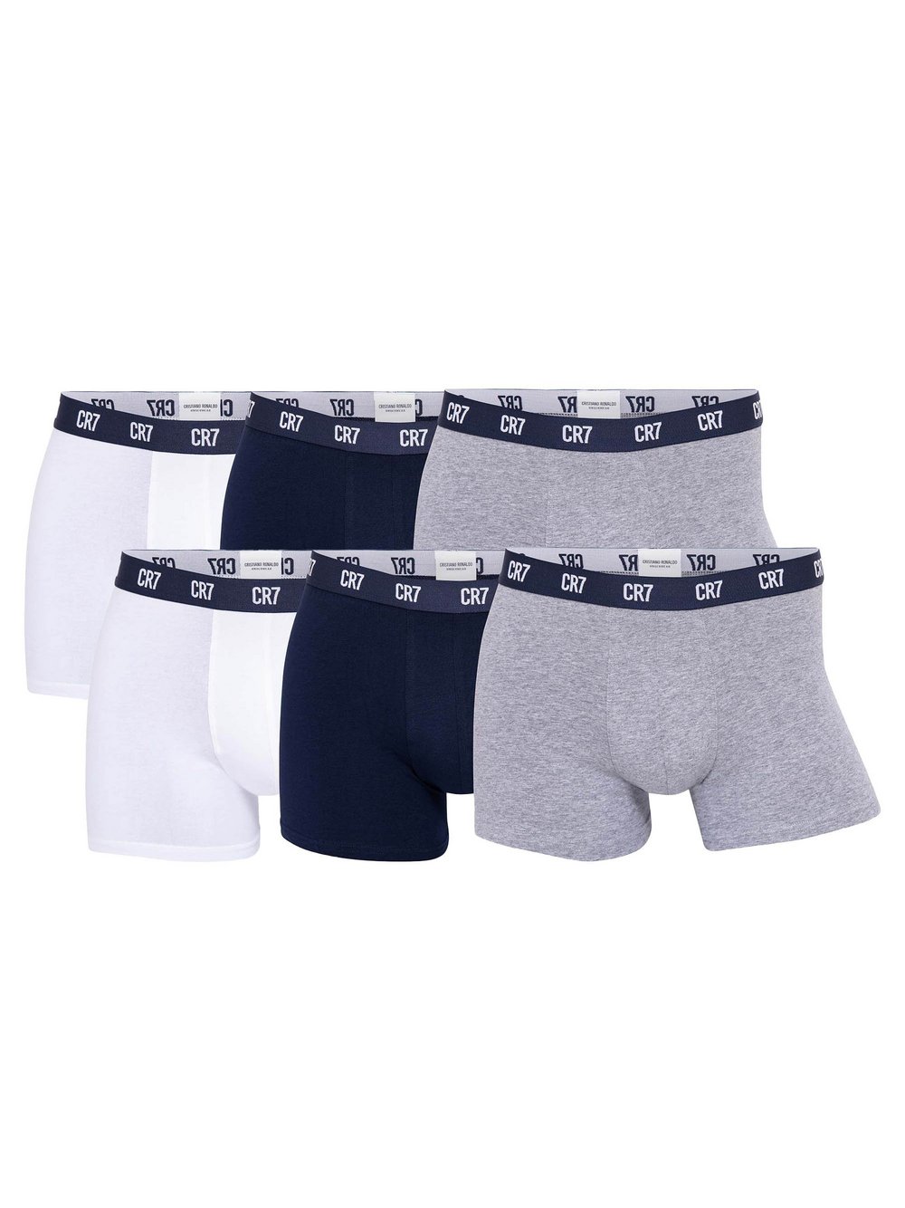 CR7 Boxershort 6er Pack Herren mehrfarbig, M Image