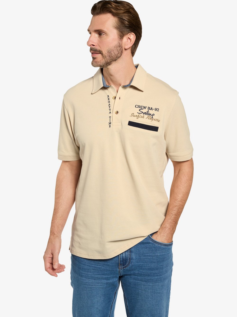 BABISTA Poloshirt Herren beige, XL Image