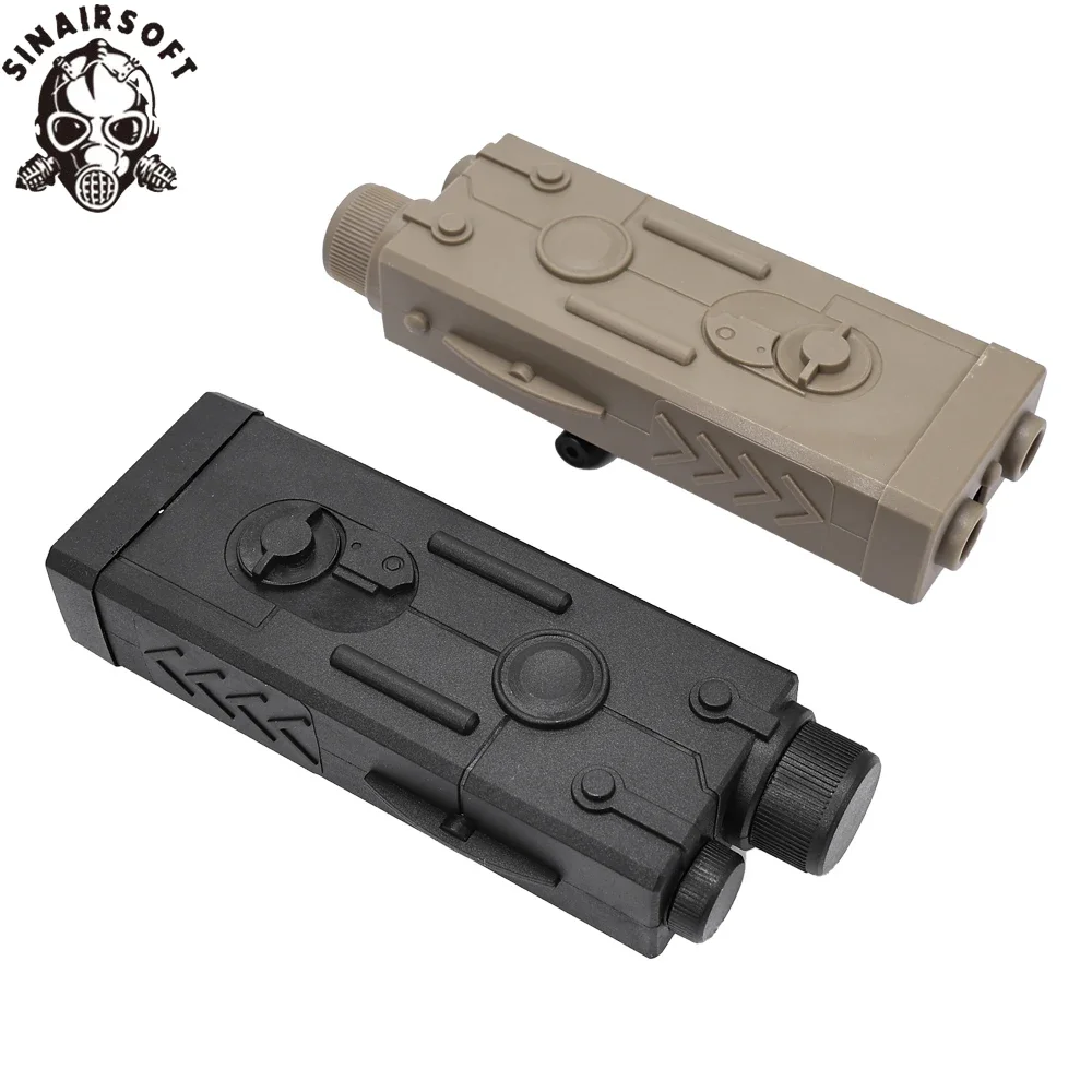 SINAIRSOFT Taktische HK146 PEQ2 Dummy Batterie Fall Box Keine-funktion Tragen RAS RIS AEG Airsoft Jagd 20mm Schiene Lipoly Image