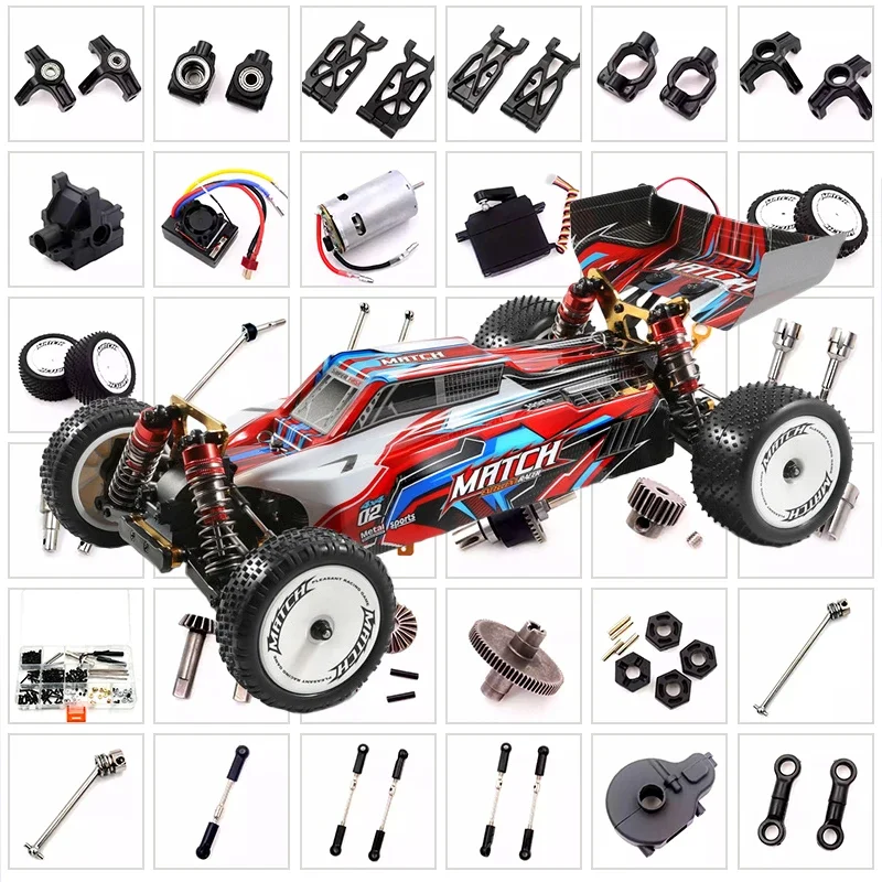 Wltoys 104001 fern gesteuertes Autozubehör Motherboard Lenkgetriebe Differential getriebe Lenkbecher Motor Schwinge Empfänger Image