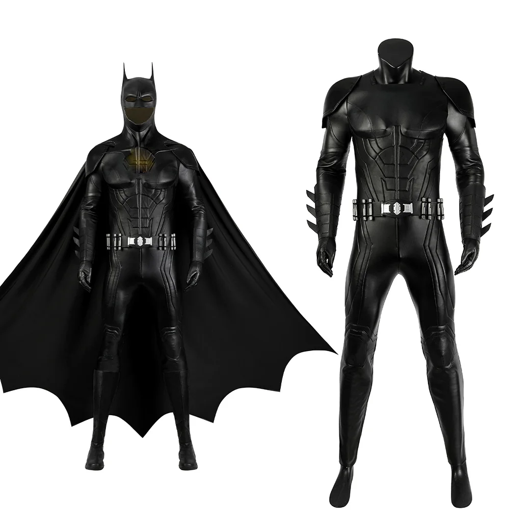 Bruce Cosplay Kostüm Wayne Männer Verkleidung Komplettset Halloween Karneval Anzug Image