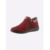 Stiefelette REFLEXAN, Damen, Gr. 41, rot (bordeaux), Veloursleder, feminin, Schuhe