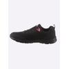 Sneaker KANGAROOS, Damen, Gr. 37, schwarz, Mesh, Mesh, sportlich, Schuhe