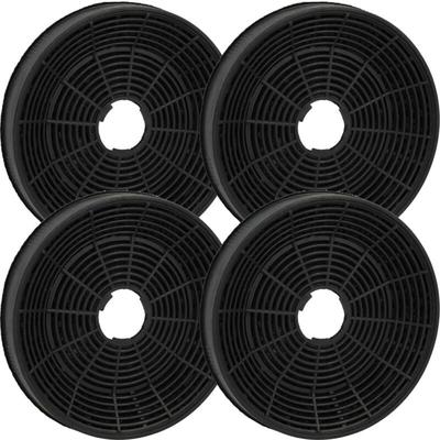 4x Aktivkohlefilter kompatibel mit Silverline h 20390 006, h 20360 006, h 20360 009, h 10490 015, h Image