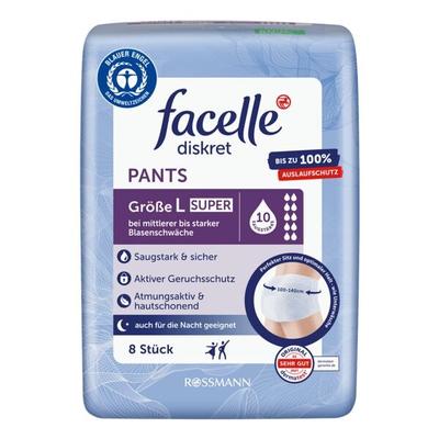 facelle 8er-Pack Inkontinenzhosen »Pants super« Gr. L Image