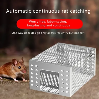 High Efficiency Mousetrap Automatic Continuous Cycle Mouse Trap Home Garden Rat Catching Artifact