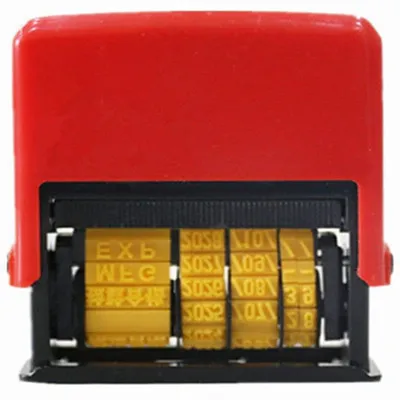 Self-inking Date Stamp MFG/EXP Date Stamp for Factory Manufacture Supermarket Store Office School