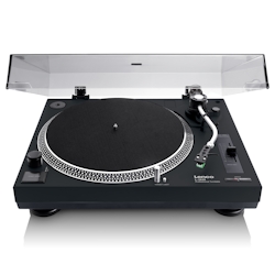 Lenco L-3828BK - Plattenspieler mit Direktantrieb - Pitch Control - USB/PC-Encoding - Schwarz Image