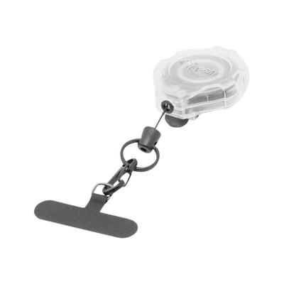 KEY-BAK Ratch-It SD Clear Phone Tether with Belt Clip and 36" Dupont® Kevlar® Retractable Cord 0KR7-4C24