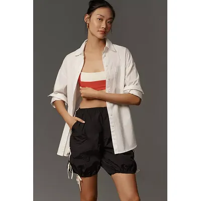 Daily Practice Full Twist Side-Stripe Shorts