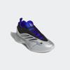 Basketballschuh ADIDAS PERFORMANCE "DAME 9", Gr. 39, silber metallic, core schwarz, lucid blau, Textil, Synthetik, sportlich, Schuhe