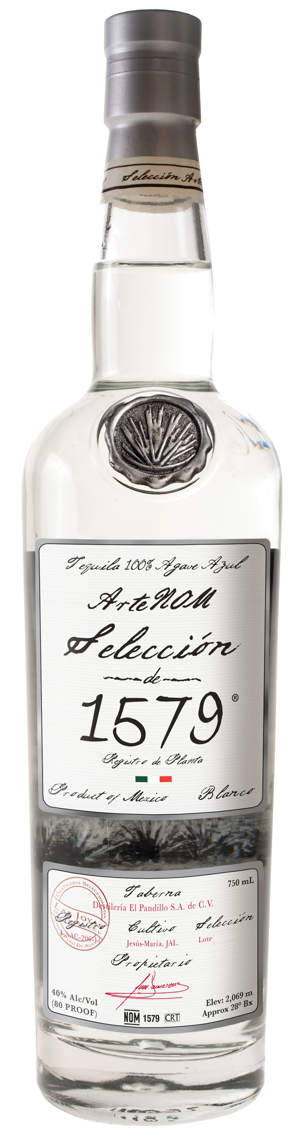 "Tequila Arte NOM Seleccion \"1579\" Blanco Tequila Tequila - Mexico"
