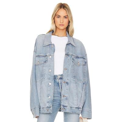 Wayne Denim Jacket - Blue - Agolde Jackets