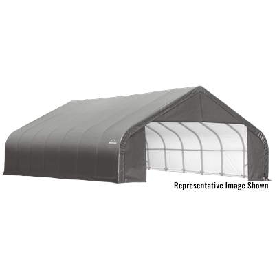 Shelterlogic Sheltercoat Garage, Extra-Wide, Peaked Style (All Options), 28 x 24 x 16 ft. / Grey