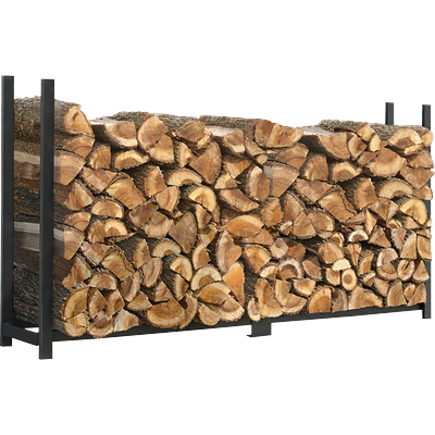 Shelterlogic Ultra Duty Firewood Rack, 8 ft. / Without Cover