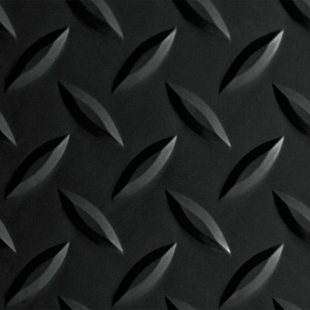 G-Floor Diamond Garage Floor Mat, Midnight Black / 8.5
