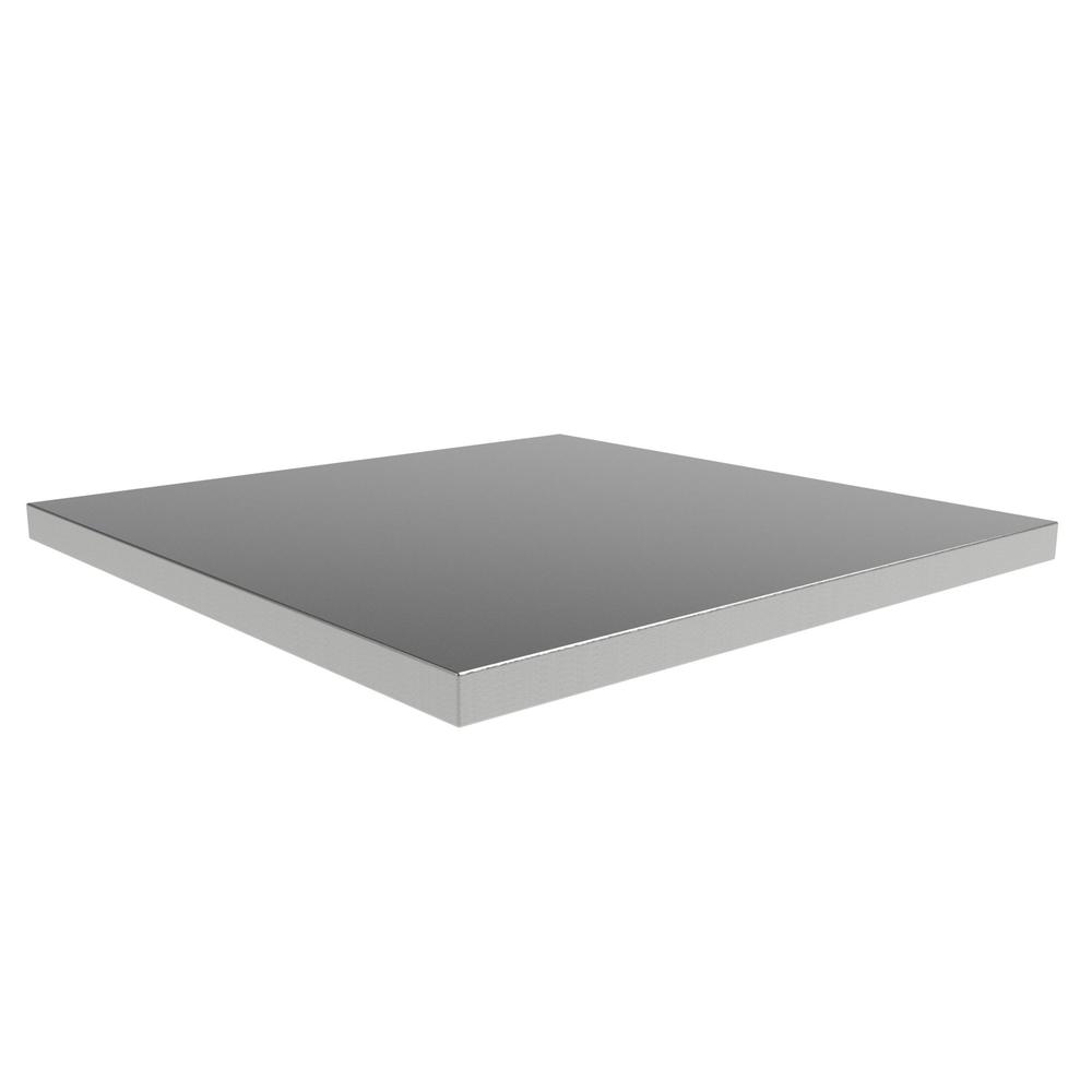 Newage Products Pro 3.0 Series 24 Corner Worktop, Stainless Steel Worktop