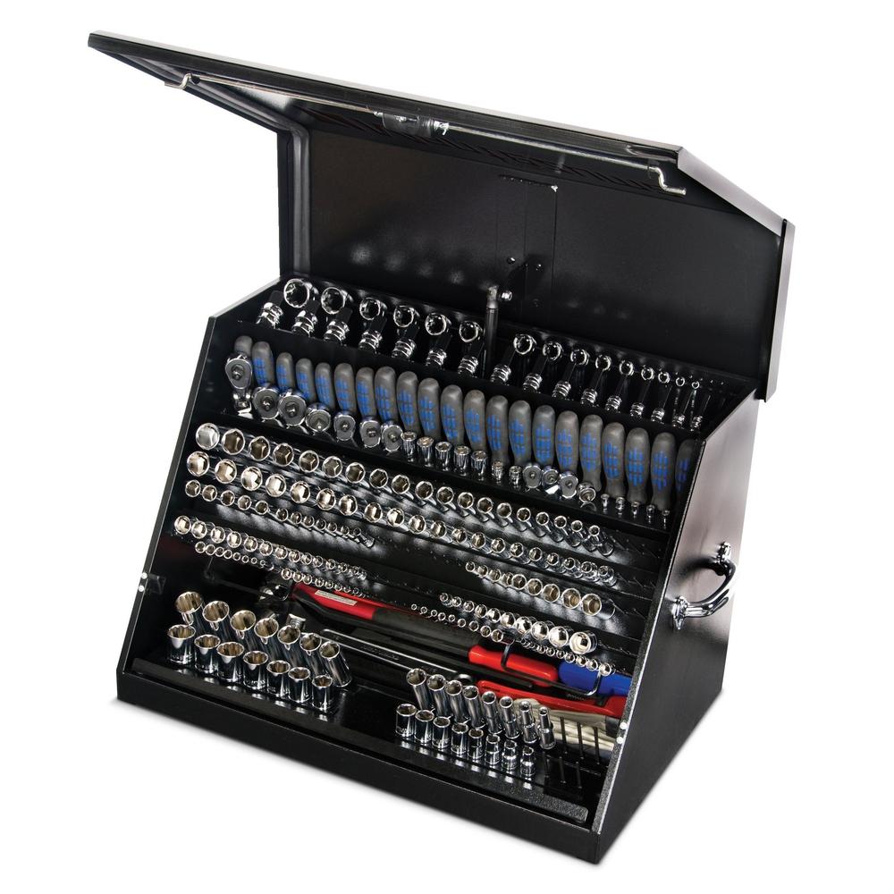 Montezuma 30 x 19 Steel Triangle Tool Box In Black