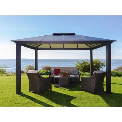 Paragon Outdoor Santa Monica Hard Top Gazebo, 12' x 14'