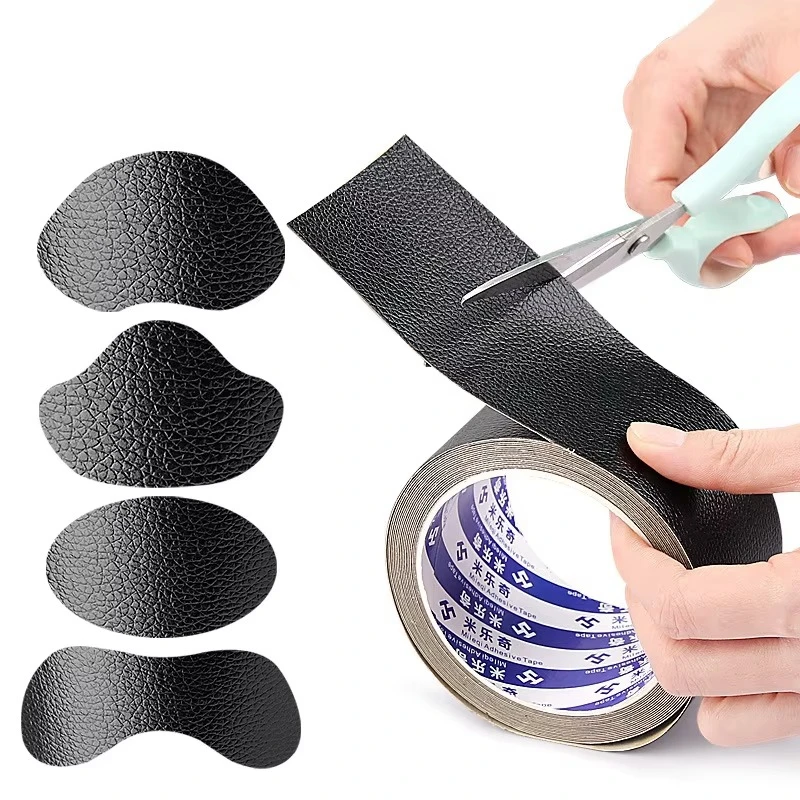 1 Rolle Leder Patches Sneakers Fersenschutz Lederschuhe Pads Patch Selbstklebender Patch Reparatur Schuhe Ferse Fußpflegeprodukte Image