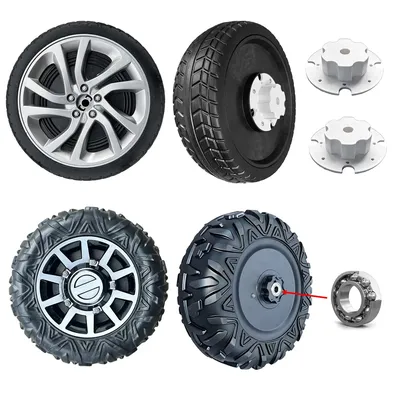 33CM/13'' 25CM/10'' PU Vollgummireifen für Kinder Elektrische Fahrt auf Spielzeugauto Power Wheels ﻿ Upgrade-Teil für Alligatorreifen und Räder
