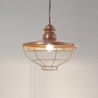 Hängelampe Sivani Tel MR-635 Opviq, dimmbar, braun / rost, für Wohn- / Esszimmer, Metall, Vintage, Pendelleuchte Image