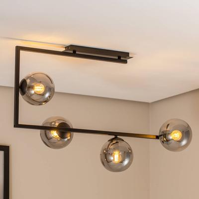 Deckenlampe Soma EMIBIG LIGHTING, dimmbar, alu / grau / zink, für Wohn- / Esszimmer, Modern, Deckenlampe Image