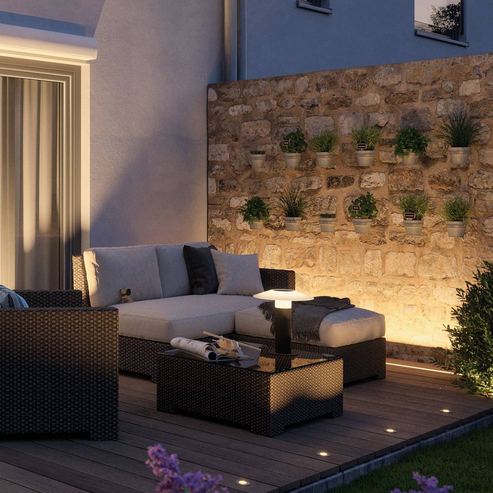 Paulmann Plug & Shine Einbaulichtleiste 93921 90cm 93921, dimmbar, schwarz, Aluminium, Modern