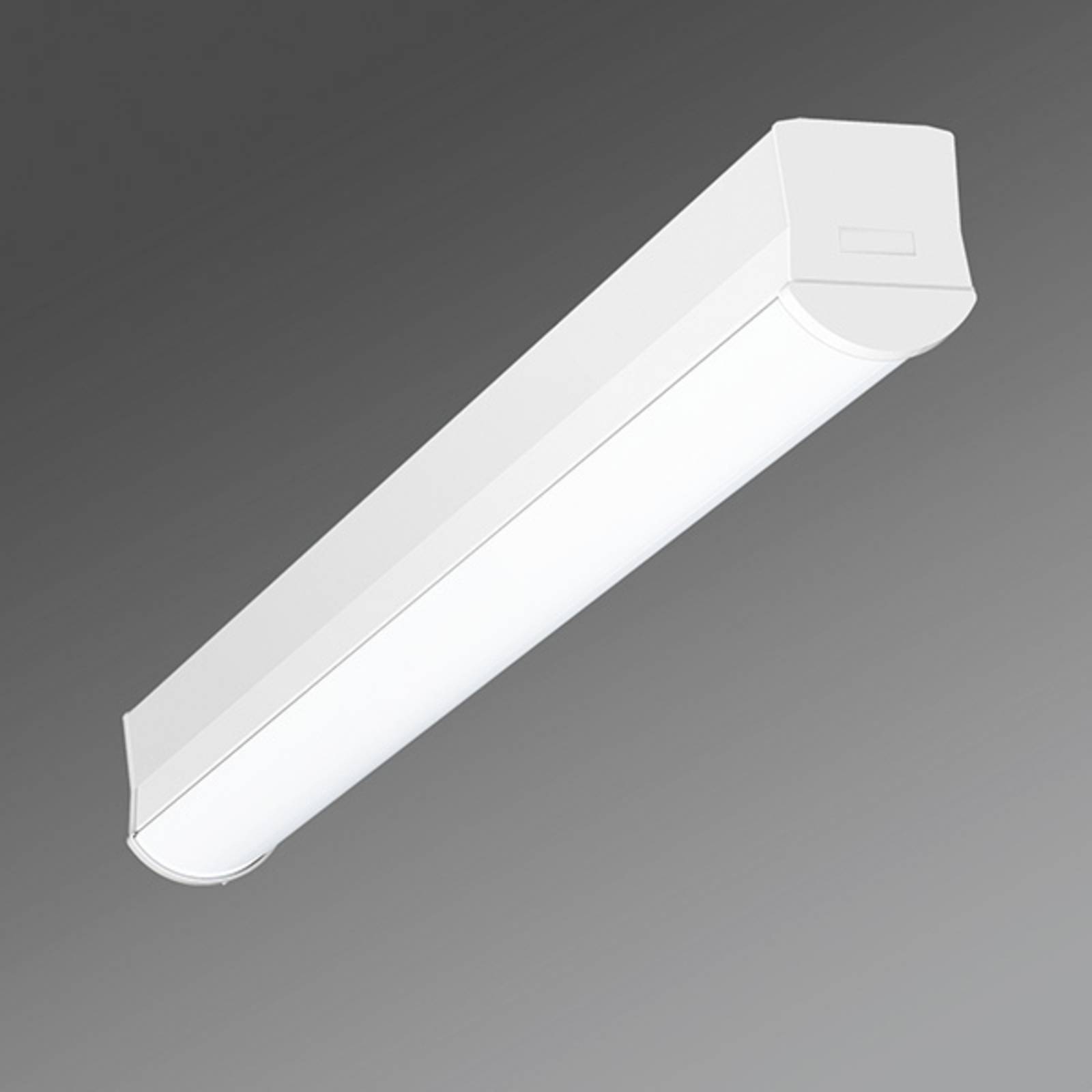 Regiolux LED Deckenlampe Ilia, weiß / opal, für Flurbereich, Metall, LED Deckenleuchte