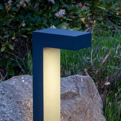 BRUMBERG LED Wegeleuchte Lantern, alu / grau / zink, Aluminium, Design, LED Außenleuchte Image