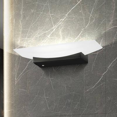 FISCHER & HONSEL Wandlampe Bowl TW, dimmbar, schwarz, für Wohn- / Esszimmer, Metall, Modern, LED Wandleuchte, Wandlampe Innen Image