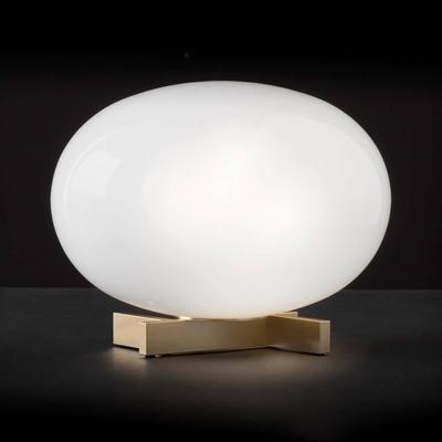 Oluce Alba - Tischleuchte aus Opalglas, dimmbar Image