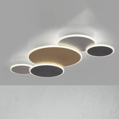 Q-Smart-Home Smart Home Deckenlampe Q-Piato, dimmbar, Multicolour, für Wohn- / Esszimmer, Metall, Modern, Smart Home Deckenlampe