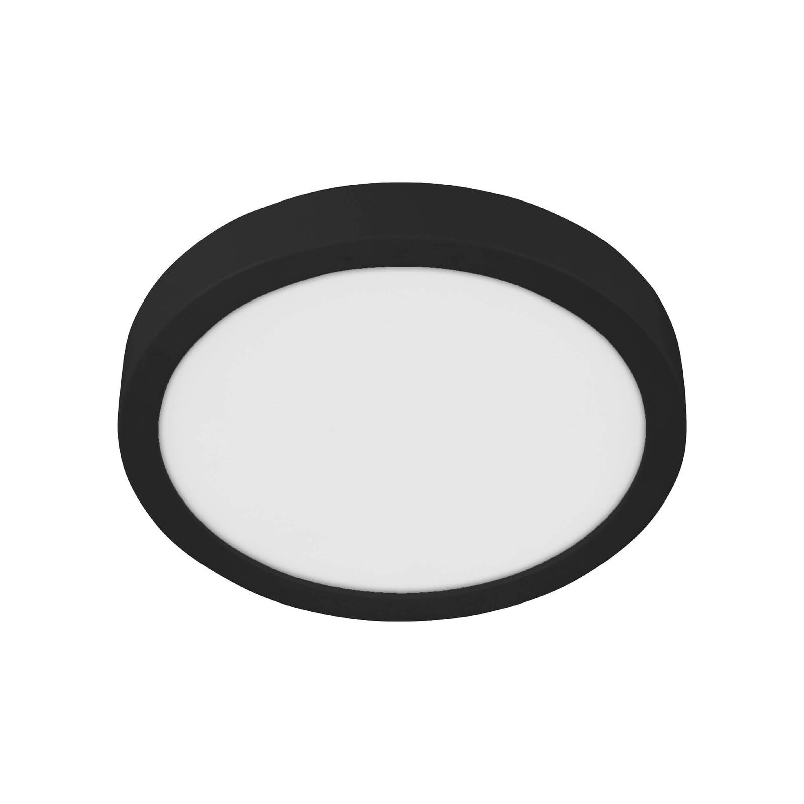 EGLO LED Deckenlampe Fueva 5, schwarz, für Badezimmer, Metall, LED Deckenleuchte