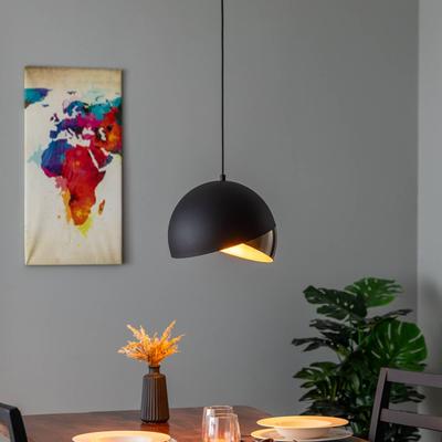 Hängelampe Pacman 2633 Opviq, dimmbar, schwarz, für Wohn- / Esszimmer, Metall, Modern, Pendelleuchte Image