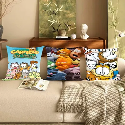 Anime G-Garfields Katze Film Kissen Kissenbezug Kissenbezug Wohnzimmer Sofa Home Decor Angepasst Image
