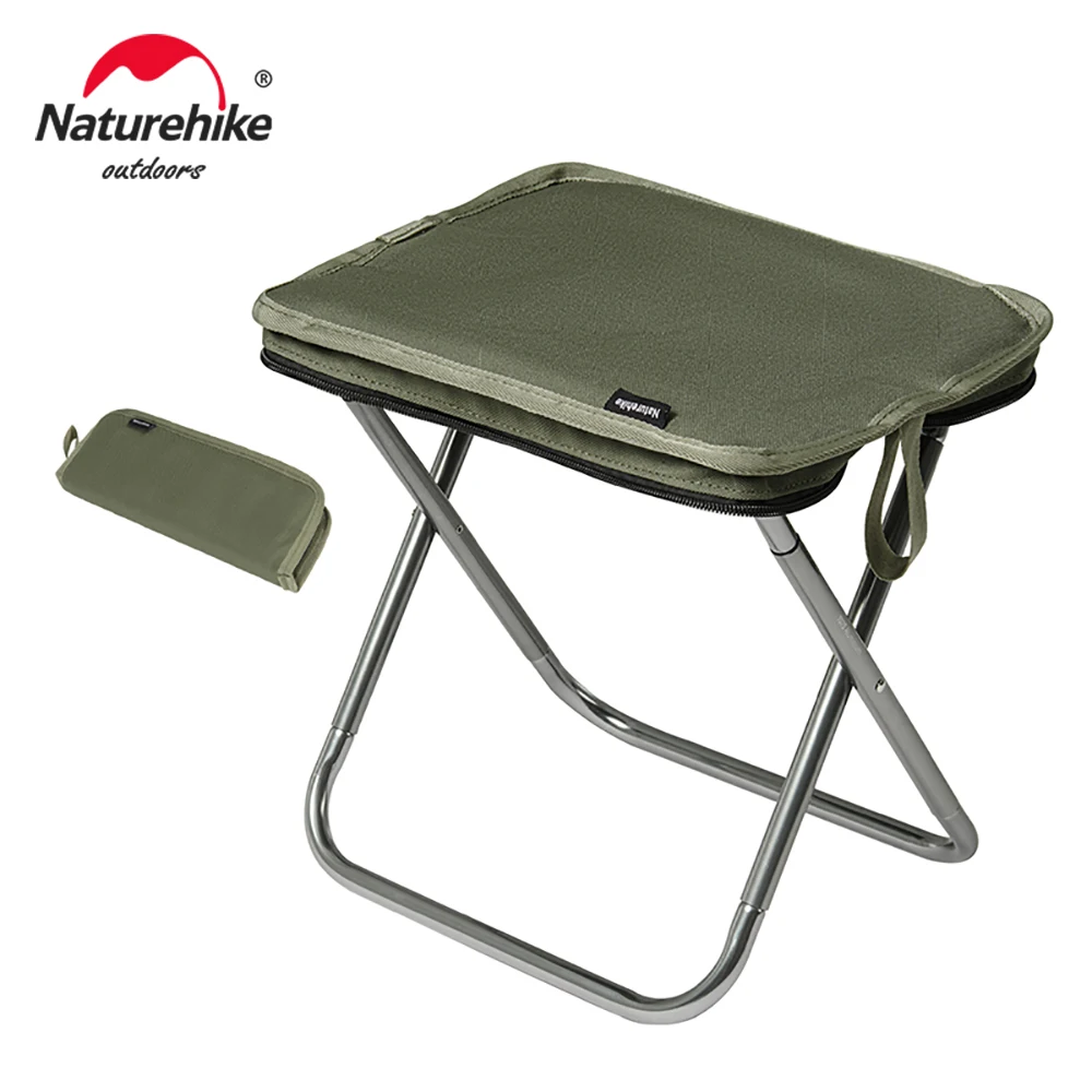 Naturehike Camping Stuhl Im Freien Leichte Aluminium Klappstühle Tragbare Angeln Hocker Verdickung Schwamm Wandern Hocker Sitz Image