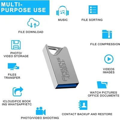 USB-Flash-Laufwerk High Speed 3.1 Mini-Flash-Stick 128 GB 64 GB 32 GB 16 GB Cle USB 3.1 Stick 64 GB 128 GB USB-Speicherschlüssel USB-Geräte Image