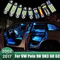 Accessori per la decorazione della luce a LED per interni auto per Volkswagen VW Polo 9N 9 n3 6R 6C