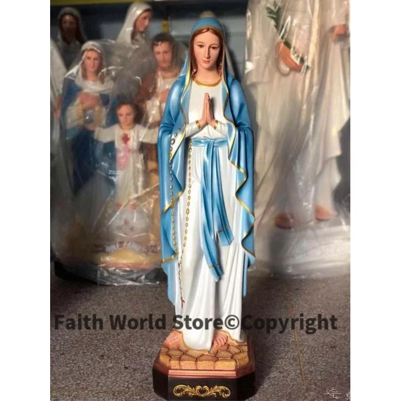 100 cm di grandi dimensioni - Cristianismo Madonna Decorazioni per la casa Decorazione religiosa della Vergine Maria Decorazione statua d'arte