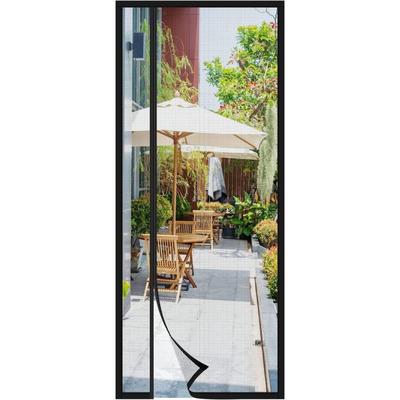 Ersandy - Magnetisches Moskitonetz für Fenster und Türen, 90 x 210 cm, für Schiebetür, Eingangstür, Image