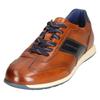 Slip-On Sneaker BUGATTI, Herren, Gr. 40, braun (cognac used), Leder, sportlich, Schuhe, Halbschuh, Slipper, Businessschuh mit Kontrastbesatz