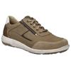 Sneaker JOSEF SEIBEL "Enrico 33", Herren, Gr. 43, bunt (sand, multi), Leder, kontrastfarbene Details, casual, Schuhe, Schnürschuh, Komfortschuh, Freizeitschuh mit Reißverschluss
