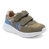 Sneaker BISGAARD "yuki Weite: normal", Kinder, Gr. 29, grün (pistachio), Textil, Leder, colorblocking, sportlich, Schuhe, Freizeitschuh mit Lederfutter, Größenschablone zum Download