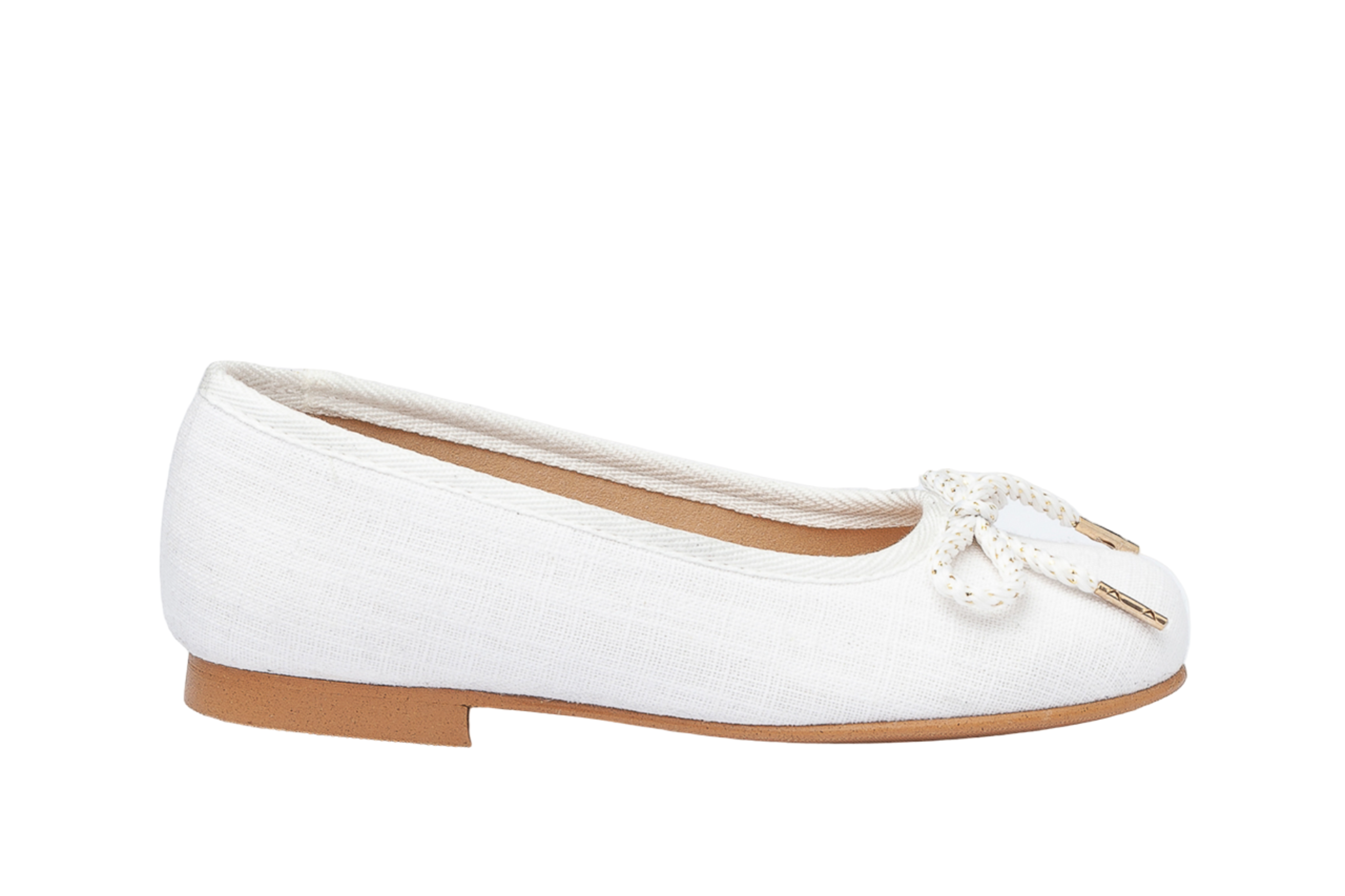 Zeremonie-Ballerinas aus Leder EU 38