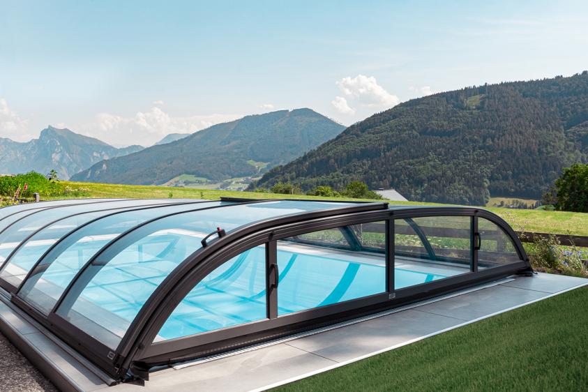 Pool-Überdachung / Pool-Abdeckung SkyCover® Harmony Clear Image