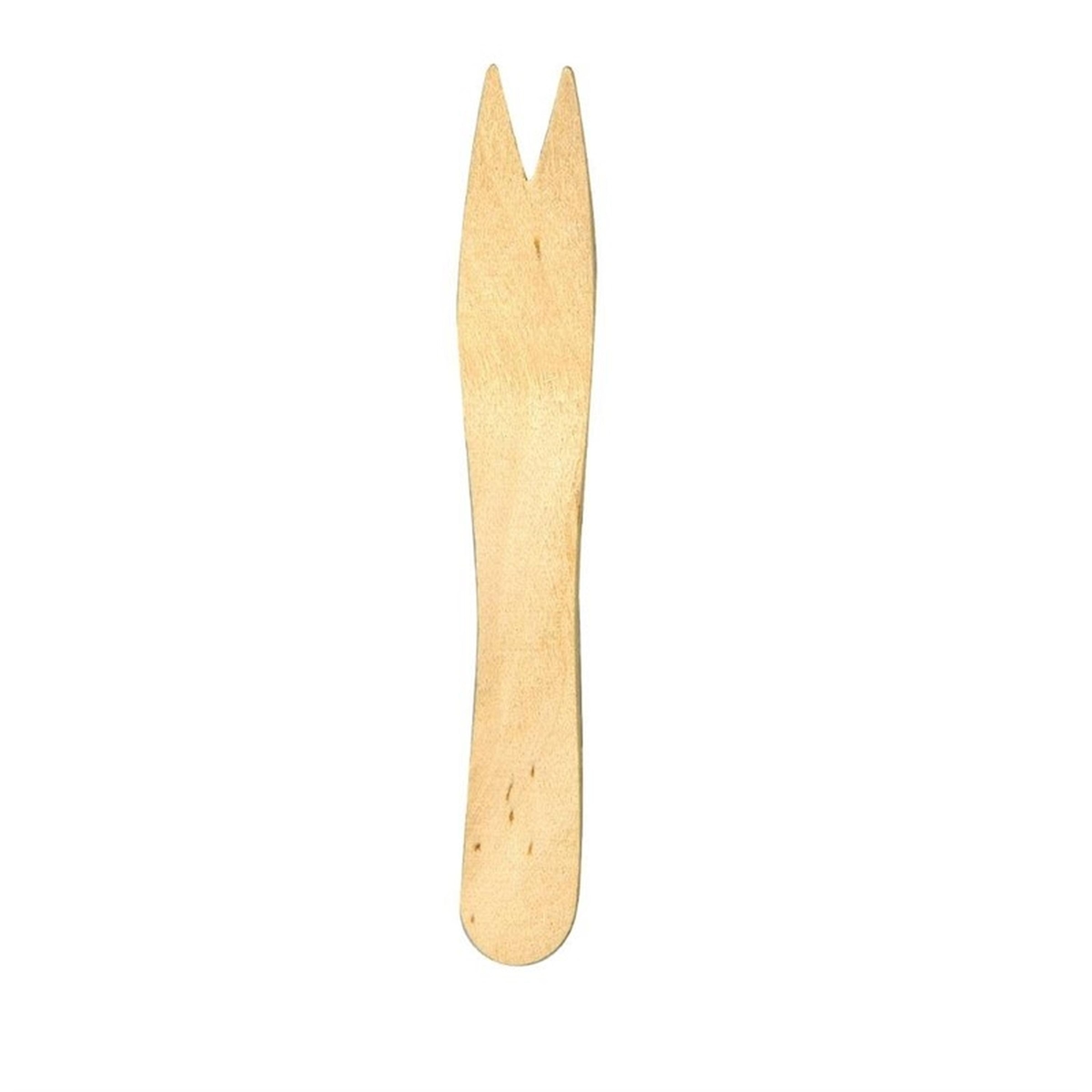 Gastronoble 10000 Pommes-Frites-Gabeln | Fiesta Green Einweg Holzbesteck | Biologisch abbaubar Image