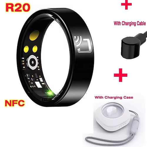 NFC R20 Smart Ring Zugangskontrolle Schlafmonitor Fitness Tracker Kamerasteuerung Android iOS Valentinstag Geschenk Image
